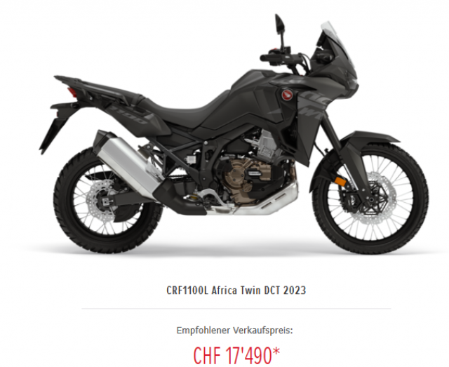 HONDA CRF 1100 L Africa Twin DCT Enduro Moto nuova