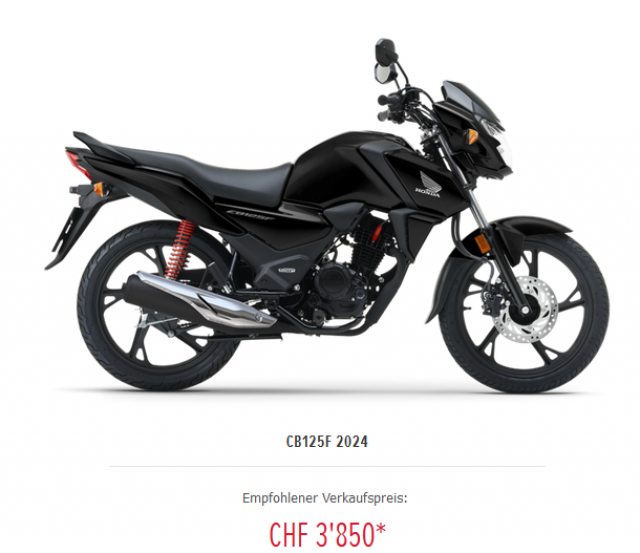 HONDA CBF 125 Touring Moto neuve