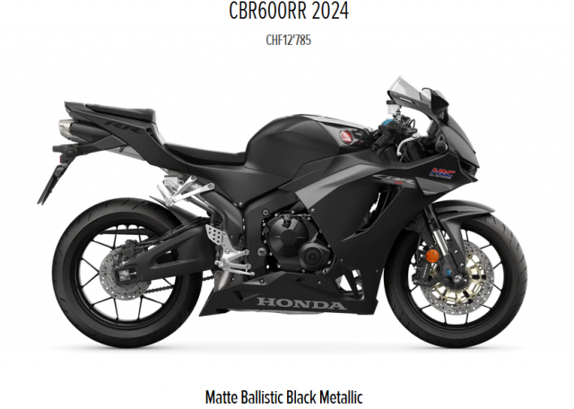 HONDA CBR 600 RR Sport New vehicle