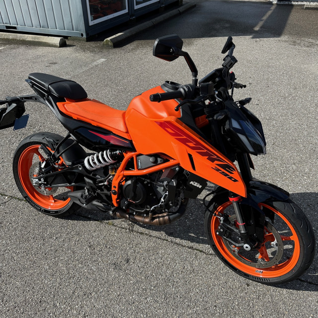 KTM 390 Duke Naked Demo vehicle