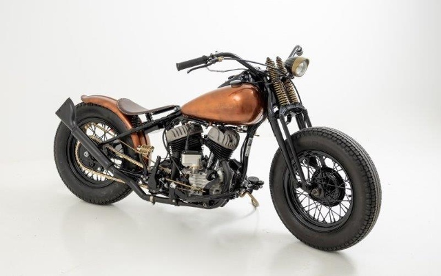 HARLEY-DAVIDSON WLA 45 Flathead Custom Occasion