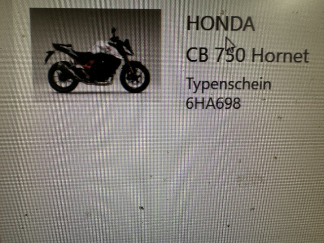 HONDA CB 750 Hornet Naked New vehicle