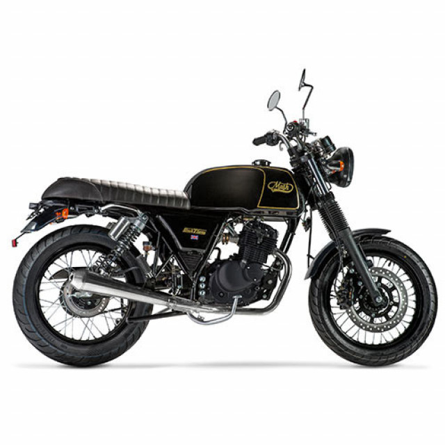 MASH Black Seven 125 Retro Demo vehicle