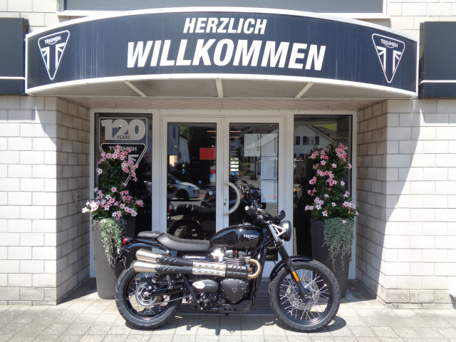 TRIUMPH Street Scrambler 900 Retro Neufahrzeug