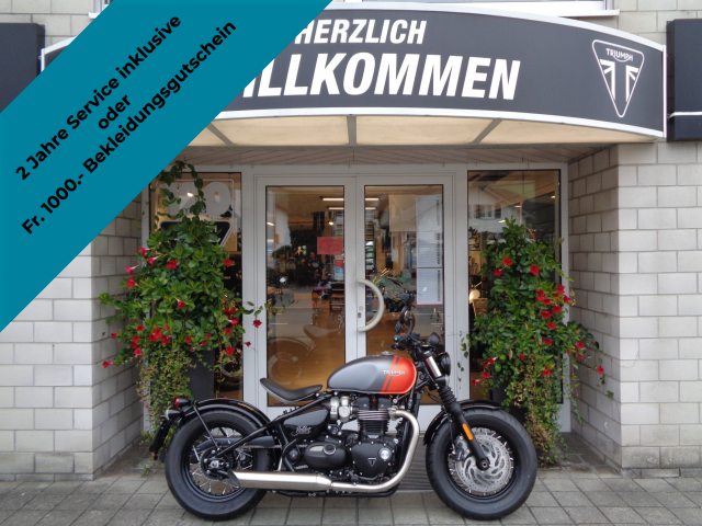 TRIUMPH Bonneville Bobber 1200 Retro Neufahrzeug