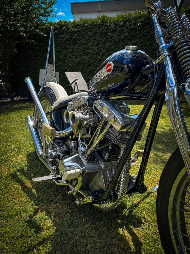 HARLEY-DAVIDSON Shovel im Sarrahmen Custom Occasion