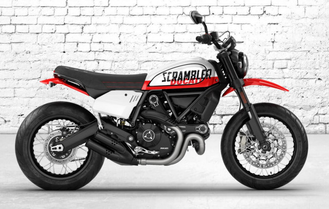 DUCATI Scrambler 803 Urban Motard Retro Tageseinlösung