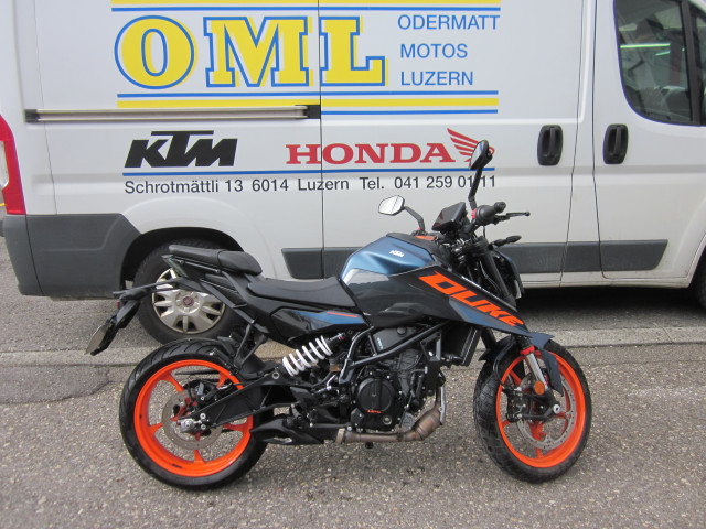 KTM 125 Duke Naked Modello dimostrativo