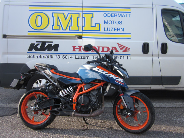 KTM 390 Duke Naked Demo vehicle