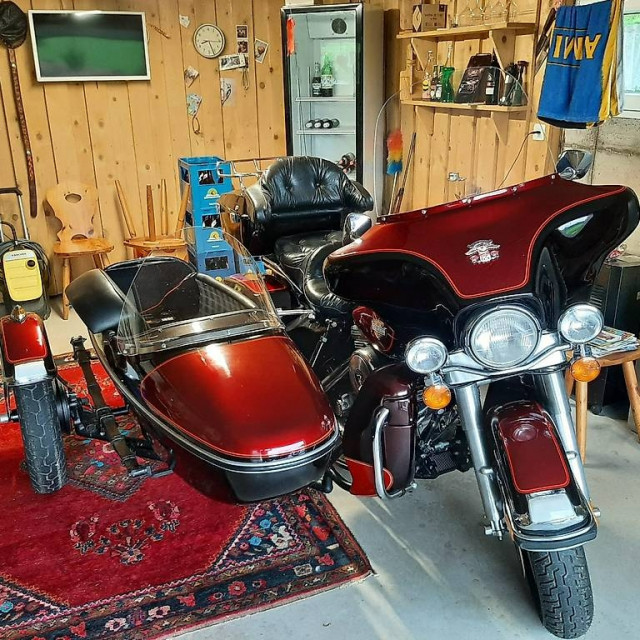 HARLEY-DAVIDSON FLHT 1340 Electra Glide Gespann Occasion
