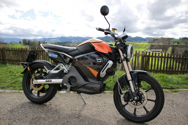 SUPER SOCO TC Max Naked Demo vehicle