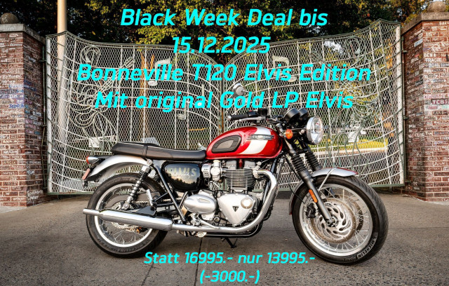 TRIUMPH Bonneville T120 Elvis Edition Custom Neufahrzeug