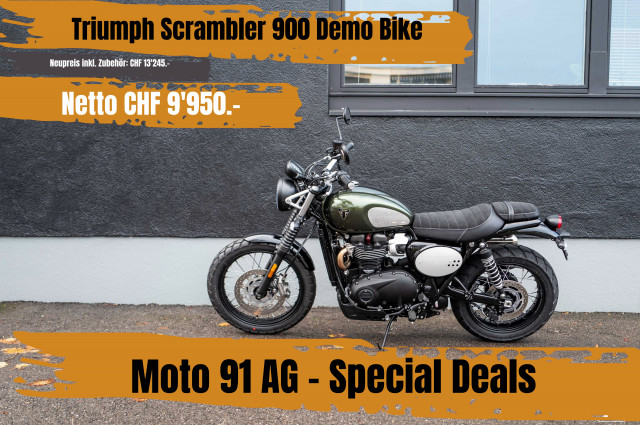 TRIUMPH Scrambler 900 Chrome Edition Retro Usato