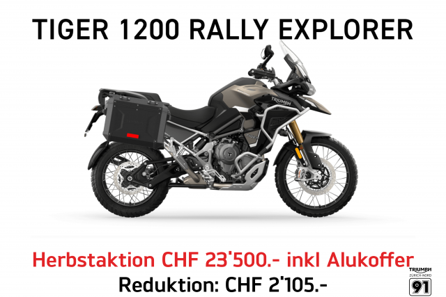 TRIUMPH Tiger 1200 Rally Explorer Enduro Neufahrzeug