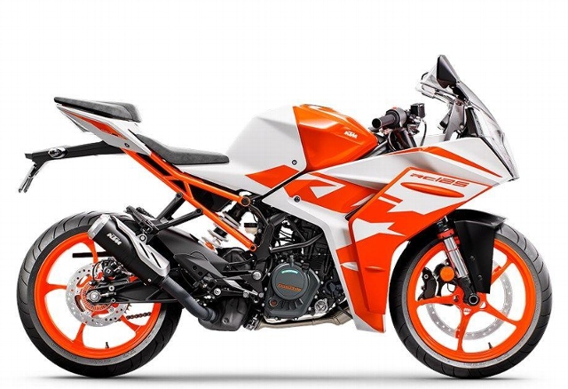 KTM RC 125 Sport Modello dell'anno precedente