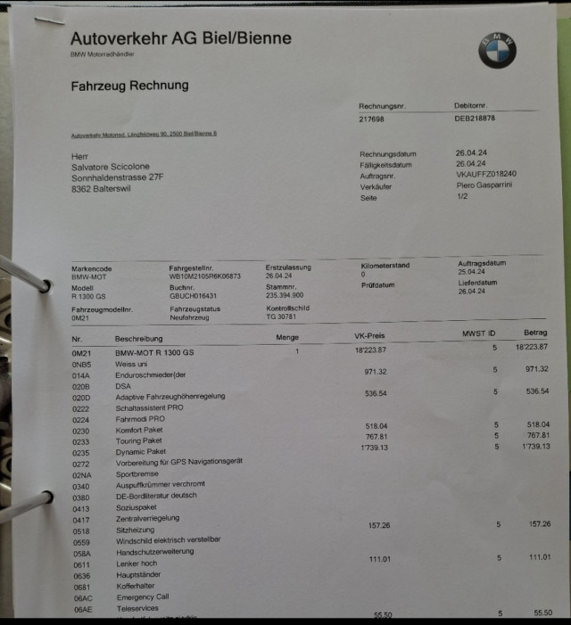 BMW R 1300 GS Enduro Occasion