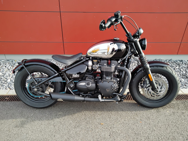 TRIUMPH Bonneville Bobber 1200 Chrome Edition Retro Occasion TRIUMPH Bonneville Bobber 1200 Chrome Edition Retro Occasion
