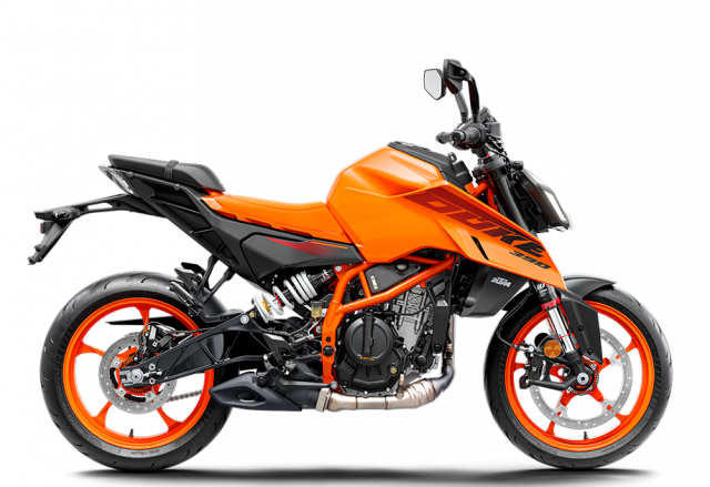 KTM 390 Duke Naked Demo vehicle