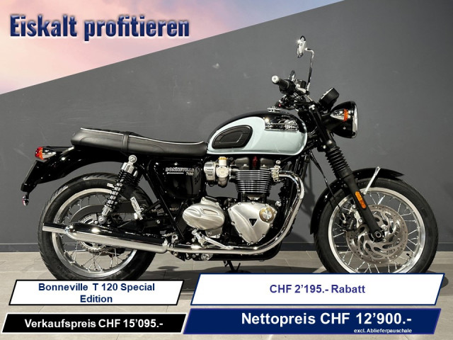 TRIUMPH Bonneville T120 Chrome Edition Retro Neufahrzeug