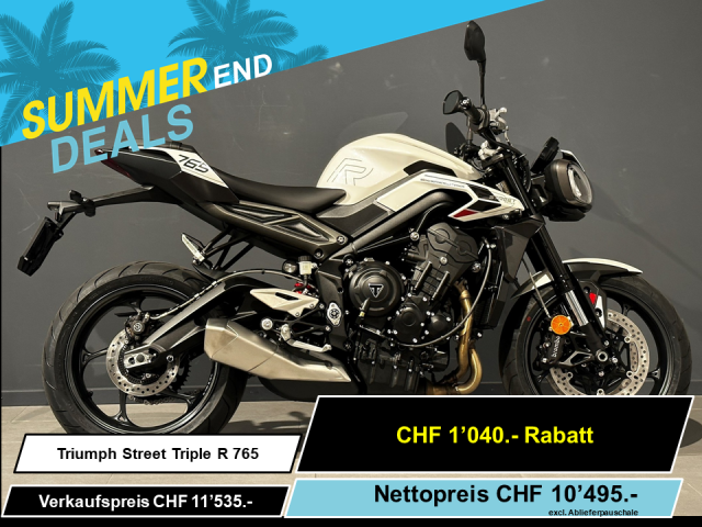 TRIUMPH Street Triple 765 R Naked Neufahrzeug