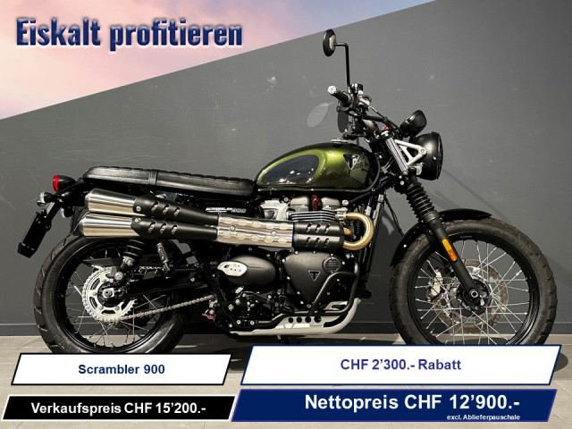 TRIUMPH Scrambler 900 Retro Neufahrzeug