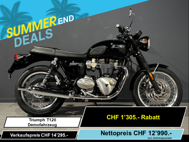 TRIUMPH Bonneville T120 Retro Vorführfahrzeug