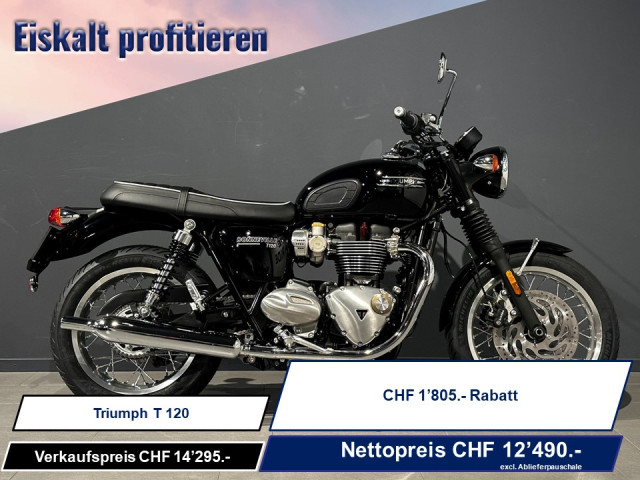 TRIUMPH Bonneville T120 Retro Vorführfahrzeug