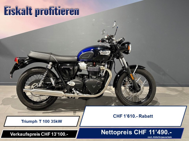 TRIUMPH Bonneville T100 Retro Vorführfahrzeug