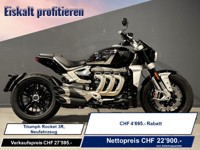 TRIUMPH Rocket 3 R Chrome Edition Custom Neufahrzeug