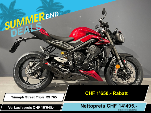 TRIUMPH Street Triple 765 RS Naked Neufahrzeug