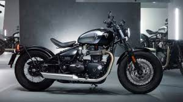 TRIUMPH Bonneville Bobber 1200 Chrome Edition Retro Moto nuova