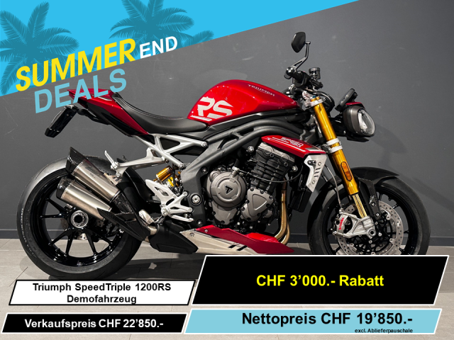 TRIUMPH Speed Triple 1200 RS Naked Modello dimostrativo