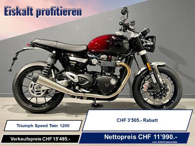 TRIUMPH Speed Twin 1200 Stealth Edition Retro Vorführfahrzeug