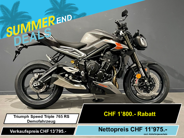 TRIUMPH Street Triple 765 RS Naked Modello dimostrativo