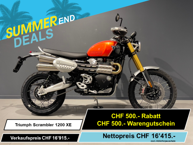 TRIUMPH Scrambler 1200 XE Retro Moto nuova