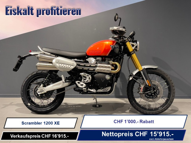 TRIUMPH Scrambler 1200 XE Retro Neufahrzeug