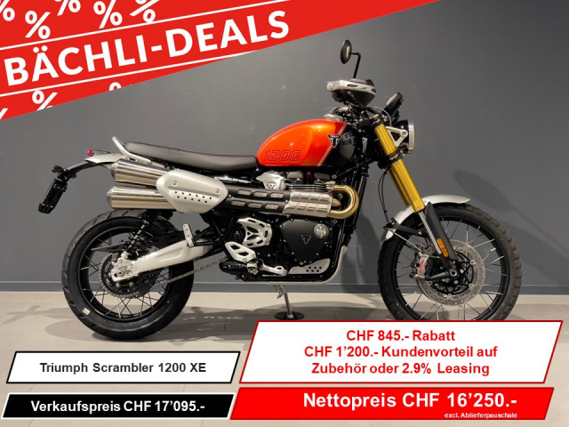 TRIUMPH Scrambler 1200 XE Retro Neufahrzeug
