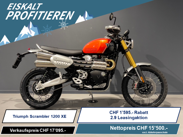 TRIUMPH Scrambler 1200 XE Retro Neufahrzeug
