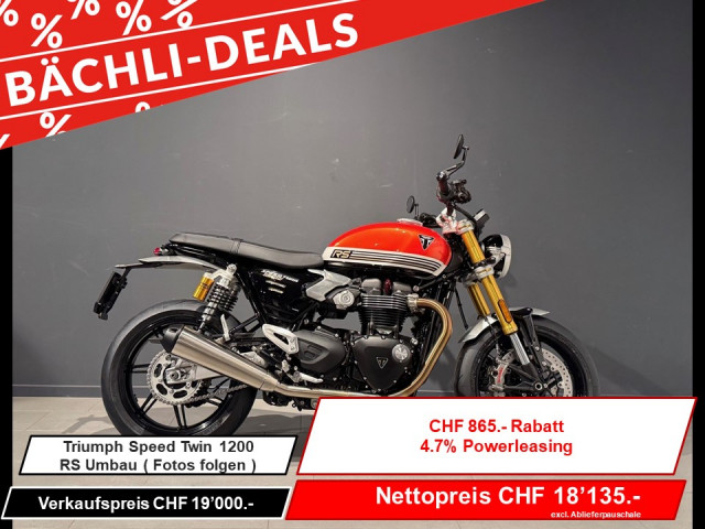 TRIUMPH Speed Twin 1200 RS Retro Neufahrzeug