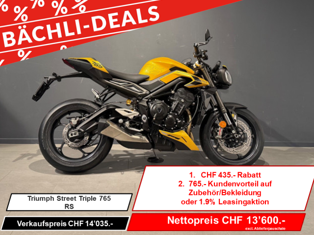 TRIUMPH Street Triple 765 RS Naked Neufahrzeug