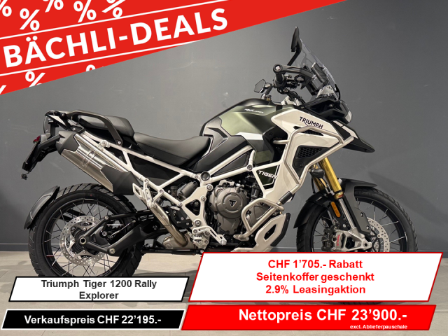 TRIUMPH Tiger 1200 Rally Explorer Enduro Neufahrzeug