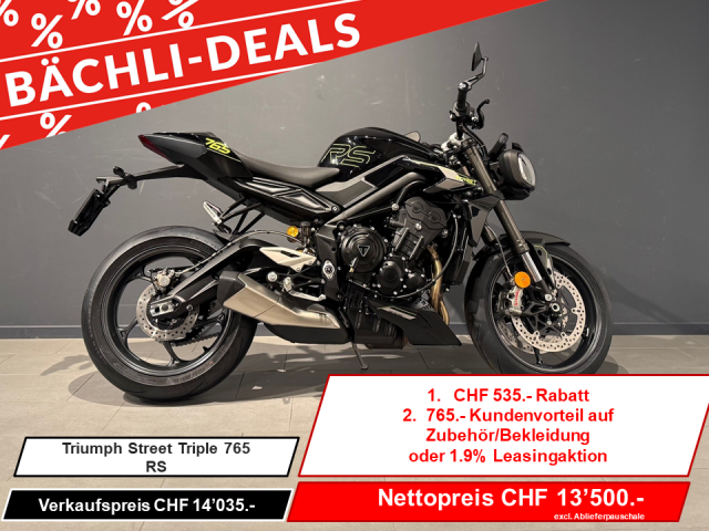 TRIUMPH Street Triple 765 RS Naked Neufahrzeug