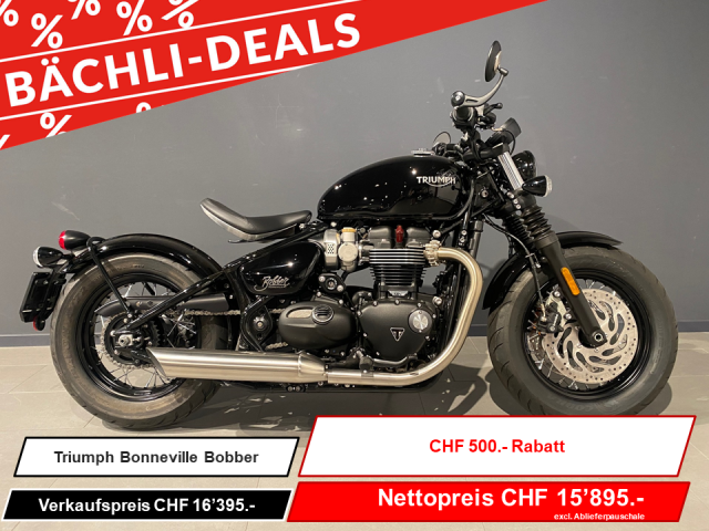 TRIUMPH Bonneville Bobber 1200 Retro Neufahrzeug