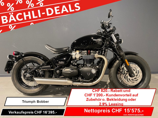 TRIUMPH Bonneville Bobber 1200 Retro Neufahrzeug