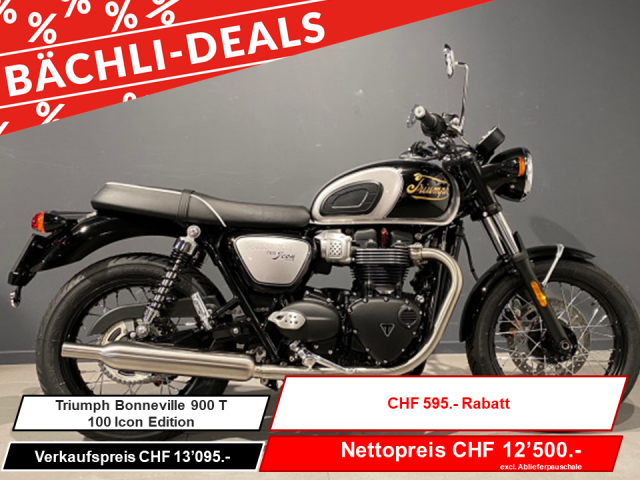 TRIUMPH Bonneville T100 Icon Edition Retro Neufahrzeug