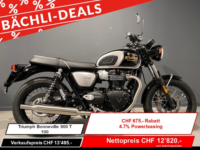 TRIUMPH Bonneville T100 Icon Edition Retro Neufahrzeug