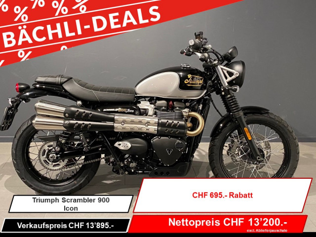 TRIUMPH Scrambler 900 Icon Edition Retro Neufahrzeug