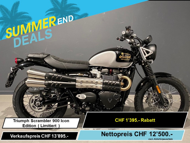 TRIUMPH Scrambler 900 Icon Edition Retro Neufahrzeug