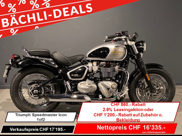 TRIUMPH Bonneville Speedmaster 1200 Icon Edition Retro Neufahrzeug