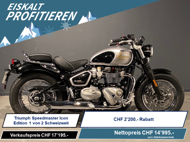 TRIUMPH Bonneville Speedmaster 1200 Icon Edition Retro Neufahrzeug